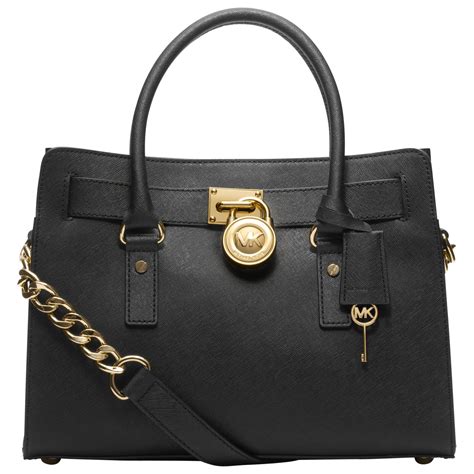 michael kors leather satchel bag